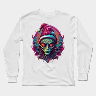 Alien Santa Long Sleeve T-Shirt